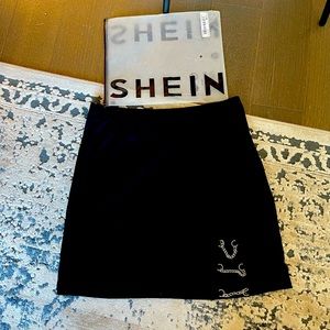 SHEIN black mini skirt brand new